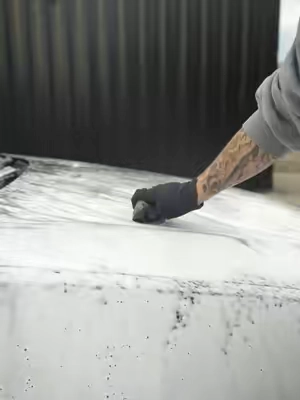 Do you use a clay bar or a towel…? #detailing #blackline #carcare #carwash #claytowel 
