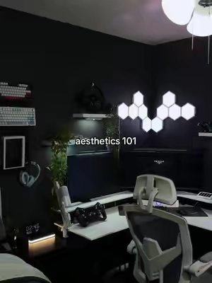 Take up wall space so you could add lights plants and decor #aesthetics #roominspiration #wallshelves #floatingshelves #homedecor 