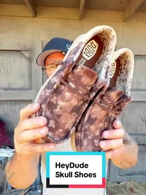 Skulls, comfort, and Halloween vibes 💀 These HEYDUDEs were made for spooky season! 🎃 #SpookySeason #HalloweenShoes #SkullStyle #MensStyle #FallFootwear @HeyDude 