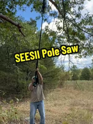 SEESII 2 in 1 Cordless Pole Saw & Mini Chainsaw ##polesaw ##chainsaw ##yardwork ##treetrimming ##tiktokshopstockup