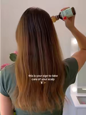 your scalp deserves the same love as your hair strands 🧖🏻‍♀️🌾 #scalphealth #scalpoil #hairoil #ricewater #mykitsch @Kitsch 
