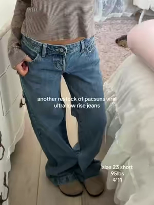 and they’re super affordable rn! ✨🤍 #lowrisebaggyjeans #pacsunjeans #tryon #tiktokshopblackfriday #tiktokshopcybermonday 