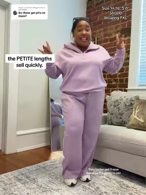 Replying to @Christie Wiggins Dav this luxe set does not get pills. Fantastic quality. Beautiful colors. Flattering fit. I’m wearing a size PXL. #tiktokshopcreatorpicks #midsizefashion #sohochic #tiktokshopstockup #midsizepetite @Pinspark 