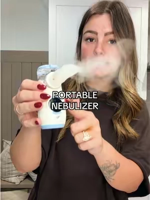 Get ahead of sick season this year before it gets ahead of you 😩🙌🏼 #portablenebulizer #asthmarelief #asthmaattack #sickseason #nebulizer 