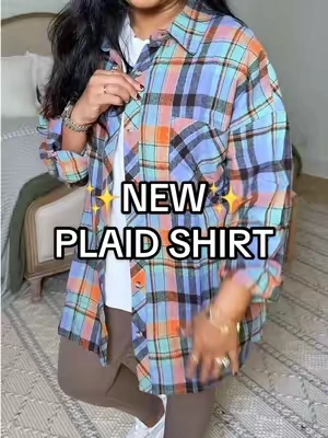 Fall Flannel shirt is 💯% cotton!!  #flannelshirt #buttondownshirt #leggingstop #plaidshirt #flannel  