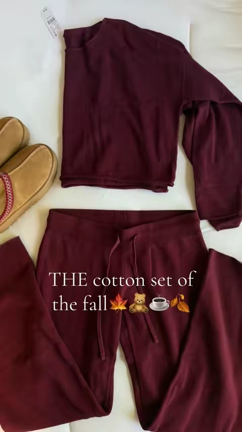 so cute and comfy for this fall!!! #brandymelville #johngalt #falloutfits #falloutfitinspo #loungeset 