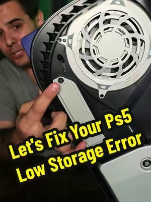 Let's Fix Your Ps5 Low Storage Error so your ready for the new gta6 drop  #ps5 #upgrade #storage #gta6 #tiktokshopstockup 