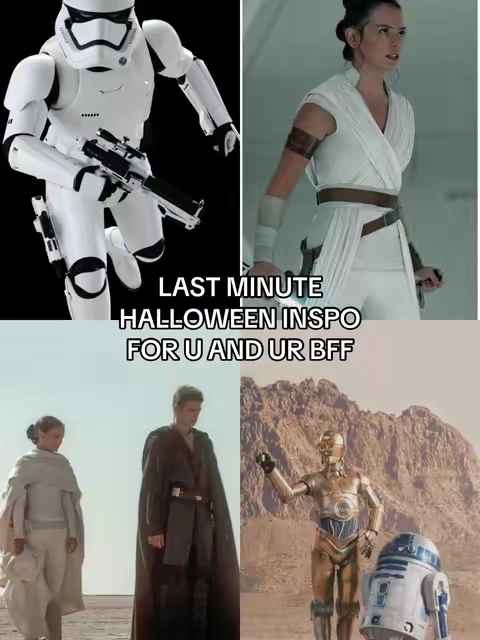 SUCH A GOOD COMBO OMGGGG  TAG UR BFF!! #halloween #starwars #halloweencostume #halloweeninspo 