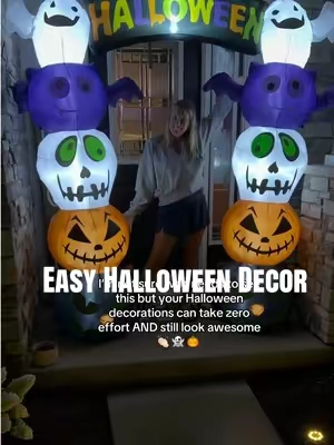 Trunk or treat ✔️ outside decor ✔️ Halloween party ✔️ #halloween #halloweendecor #halloweenarch #halloweendecoration 