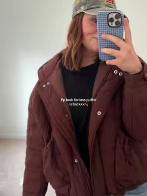 The most perfecttttt fall jacket! #falljacket #pufferjacket #lookforless #puffercoat 
