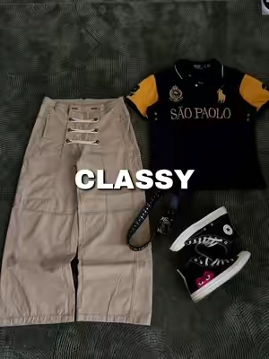#streetwear #denim #polo #baggypants #selvedge 
