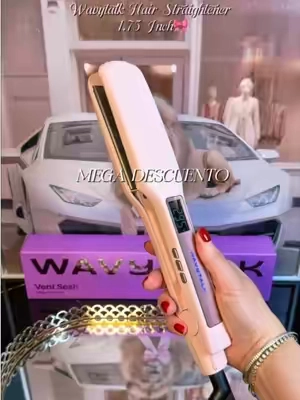 @wavytalkofficial Wavytalk - Plancha para el cabello de 1.75 pulgadas, diseñada para un alisado fácil y rápido deja el cabello spectacular liso sin frizz y brillante ✨ #tiktokshopstockup   #wavytalk #planchadecabello #hairstraightener