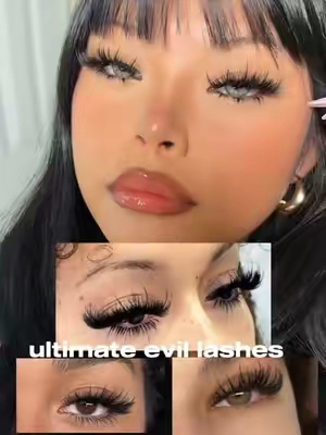 @Goddvenus.lashes #fyp #evillashes #goddvenuslashes 