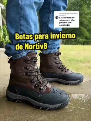 Replying to @pedroparamo020 Botas para invierno con insulation de 200 gramos, suela antideslizante y punta de goma endurecida #tiktokshopcreatorpicks #tiktokshopfalldealsforyou #tiktokshopstockup #sohochic #winterboots 