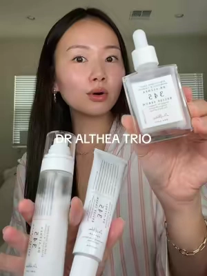 broken skin barrier & acne scars WHO?? not with this TRIO 🫣 #acneproneskin #acnescars #barrierrepair #dralthea #tiktokshopcreatorpicks 