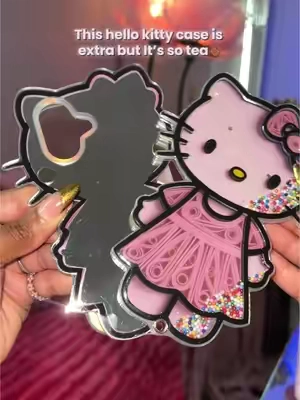 Hello kitty babes look at this case, I had to have it🎀 #iphonecase #phonecase #hellokittylover #hellokittycase #cuteiphonecase 
