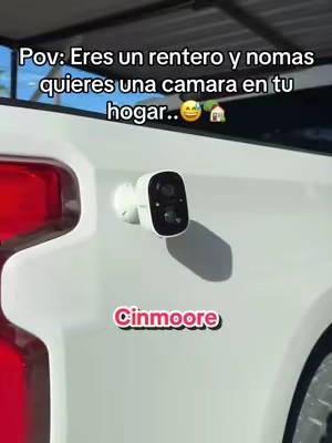 Pov: Eres un rentero y nomas quieres una camara en tu hogar..😅🏡 #cinmoore #wireless #outdoor #securitycamera #magneticcamera 