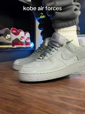 Kobe air force ones too clean 😮‍💨 I recommend going down a half size. #kobe #kobebryant #af1 #nike 