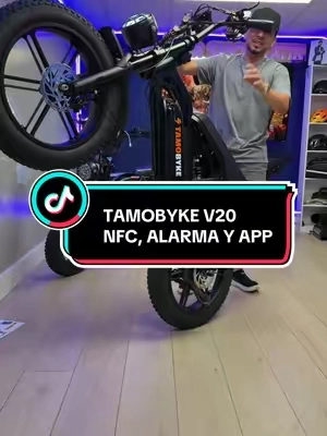 Tamobyke 1500w con alarma y llaves en NFC incluyendo app #tamobyke #ebike #tiktokshopcreatorpicks #bicicletaelectrica 