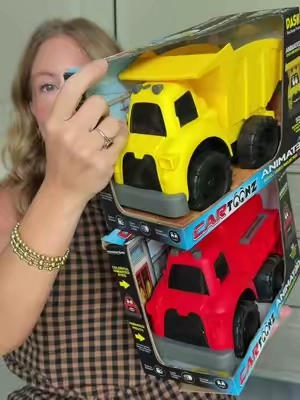 Animated fire truck and dump truck cartoonz #toddlergiftidea #mindscope #animatedfiretruck #cartoonz 