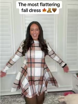 Replying to @Angelina LOVE THIS DRESS!! It’s so flattering!! 🤎🍁🧸 I’m wearing the XL and I’m 5”6