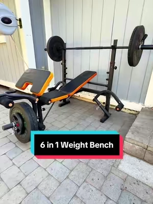 6 in 1 Weight Bench 🏋🏼 #weight #bench #weightbench #workoutbench #athomegym 