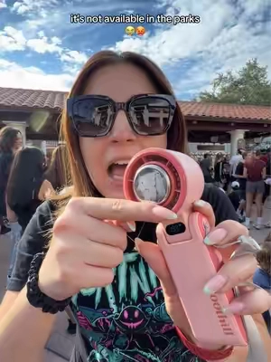 the people that don't get it regret it BIG TIME! #portable #portablefan #coolingfan #travelhacks #authentik 