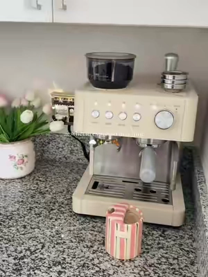 love my espresso machine ☕️✨ #coffee #coffeetiktok #espressomachine #espresso #coffeetime @Cowsar Appliance 