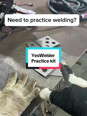Great kit to practice your welds. Have something you admire or hate in the end. @YESWELDER #welding #weldinglife #metalfabrication #tigweld 