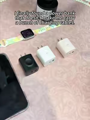 Since I got this 3-in-1 charger, my bag has been much more organized. ✨#AppleWatch #3In1Charger #AppleAccessories #ViralGadgets #TikTokshopbacktoschool 