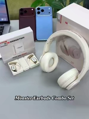 Two Monster audio options in one deal 🎧 Whether you want lightweight open-ear earbuds for the gym or over-ear headphones with deep bass, this deal is worth checking out. #Monster #BluetoothHeadphones #BluetoothEarbuds #WirelessHeadphones #tiktokshopstockup 