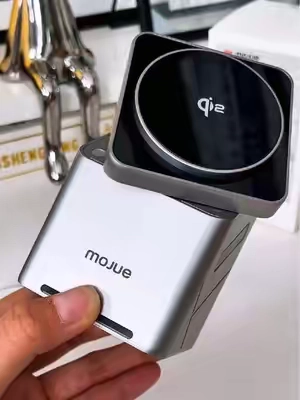 Why have cables all over your desk when you can have this? 😩    #3in1Charger #ChargingStation #WirelessCharger #iPhoneCharger #tiktokshopfalldealsforyou  