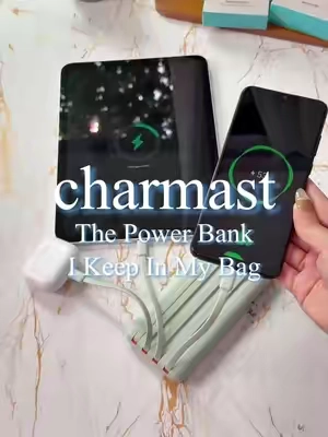 The only power bank I’m choosing for trips & travel! #charmast #powerbank #portablecharger #travelessentials #tiktokshopstockup @tiktok creators 