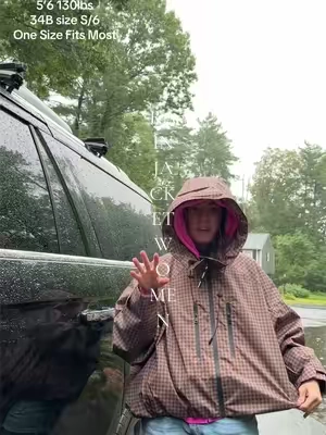 The last rain jacket you’ll ever buy #rainjacket #raincoat #puffit #waterproofjacket 