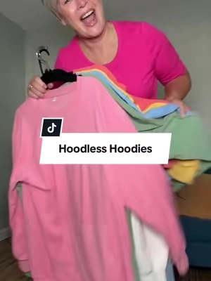 These lightweight but cozy fleece sweatshirts that are as comfy as your favorite hoodie but don’t have the added bulk of the hood! These crewneck sweatshirts have the kangaroo pocket that we love but are so easy to layer under a jacket or coat.  #tiktokshopstockup #authentik #hoodlesshoodie #womenssweatshirts #midsizefashion 