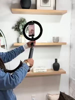 El trípode con aro de luz #contentcreator #ringlight #tiktokshopaffiliate 