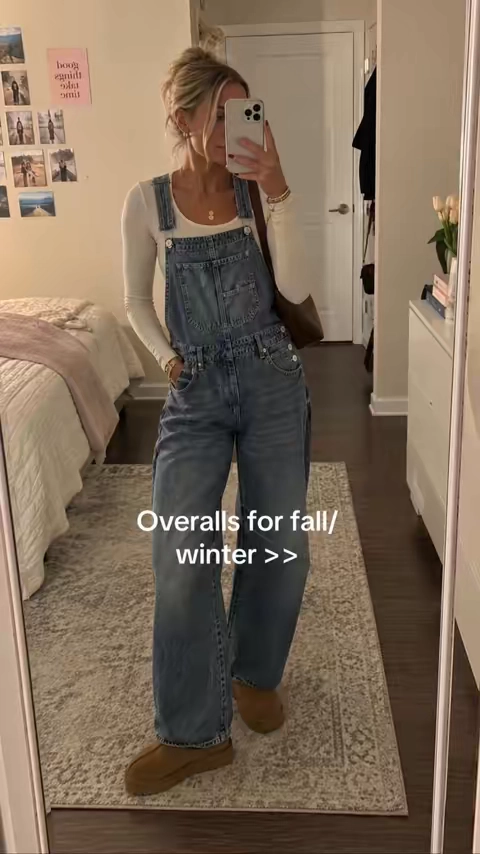 #fashion #overalls #jeans 
