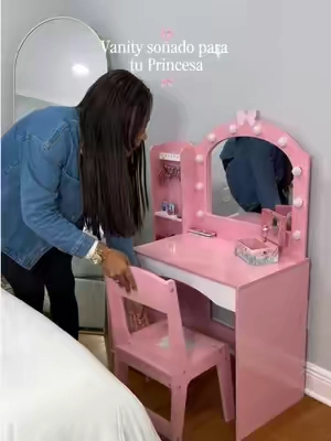Vanity soñado para tu princesa #homefurniture #casa #Home 