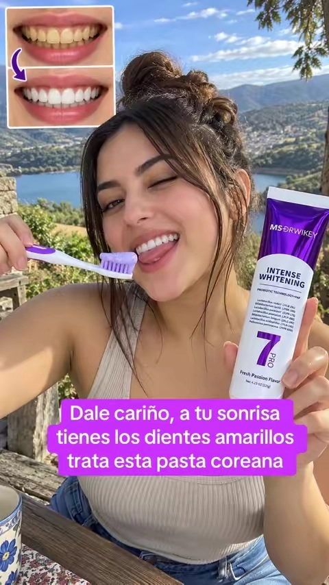 Pasta coreana, te ayuda a blanquear tus dientes para tener una sonrisa más brillante