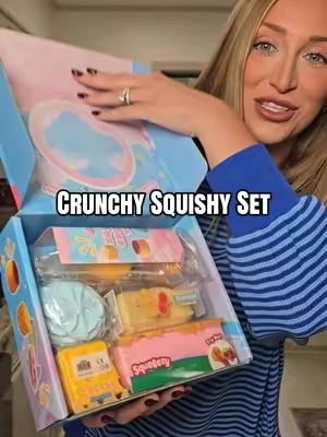 Crunchy Squishy Set 🎄 #crunchysquishy #squishy #squishies #kidstoys #christmasgiftideas 