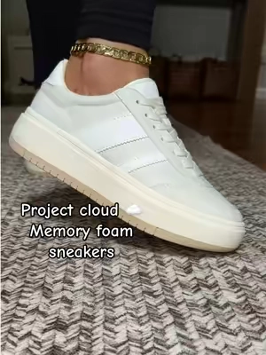 AFFORDABLE and more comfortable than the $120 ones!! #projectcloud #trendysneakers #sneakers #comfyshoes #tiktokshopcreatorpicks 