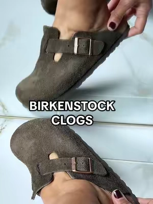 Birkenstock Clogs 🤎 #clogs #birkenstocks #birkenstockclogs #birkenstockboston #sliponshoes @BIRKENSTOCK @Birkenstock USA @Tillys 