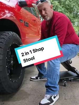 2 in 1 Shop Creeper and Stool Combo by Vevor #garageessentials #mechanic #MechanicTools #vevor #tiktokshopfallrestock 