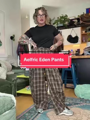 New trouser pants from Alefric Eden #aelfricedenfamily #widelegtrousers #tiktokshoprestock #tiktokshopfalldealsforyou 