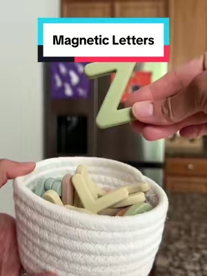 These magnetic letters are a toddler must have!!! Not only a great learning tool but it keeps them busy! @Joycat brand #toddlermusthaves #toddlertoys #earlylearning #learningfun #magneticletters 