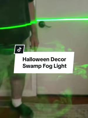 Turn your yard into a creepy laser swamp! The perfect spooky upgrade for haunted house vibes, Halloween parties, and outdoor decor!👻💚 #laserline #halloweendecor #HalloweenLights #HauntedHouse #swamplight 