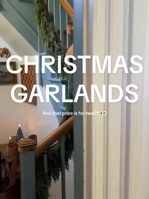 My MVP of Christmas decor fr #christmasgarland #christmasdecor #christmasdecorations #christmas #tiktokshopcreatorpicks 