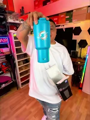 30oz Trek Tumbler 🏈 #tumbler #footballtumbler #30oztumblers #tumblers #footballcup 