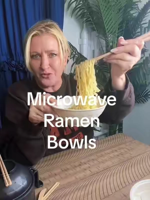 2 Sets - Microwave Ramen Bowls #ramennoodles #microwavemeals #ramenbowls #kitchengadgets #tiktokshopfinds 