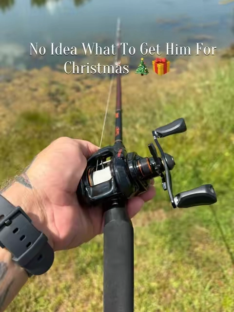 What he really wants for Christmas 🙌 @KastKingUSA #KastKing #BrentChapman #FishingGear #BassFishing #FishingTok.  